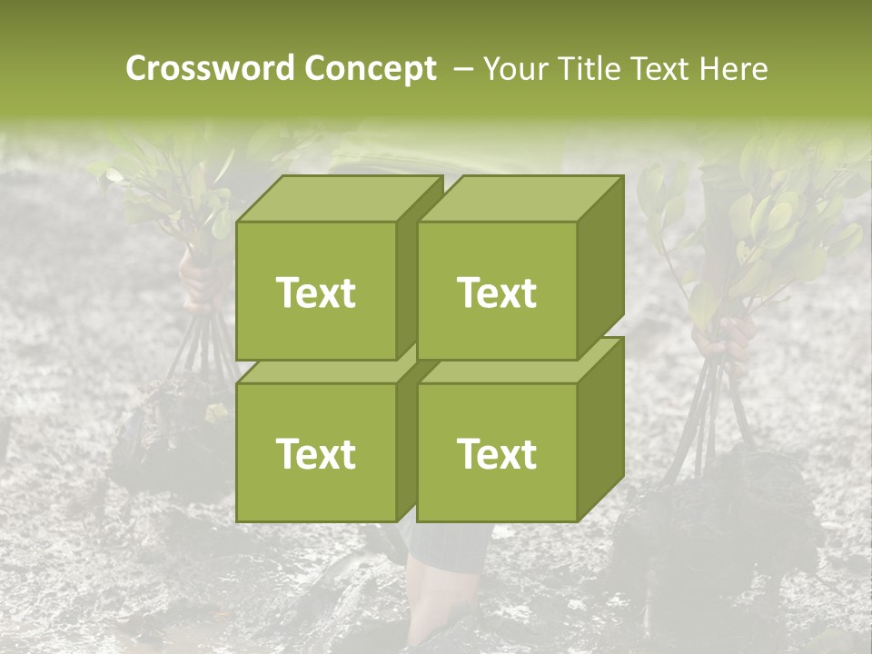 Conservation Holding Mud PowerPoint Template