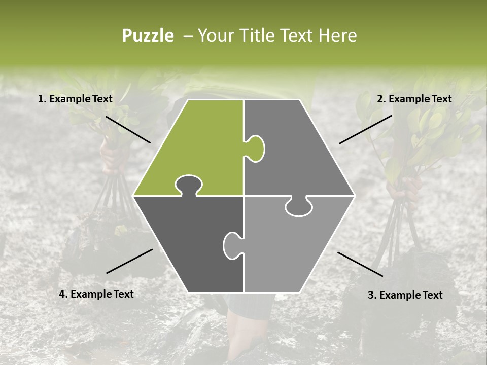 Conservation Holding Mud PowerPoint Template