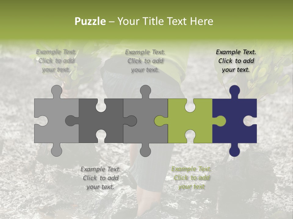Conservation Holding Mud PowerPoint Template