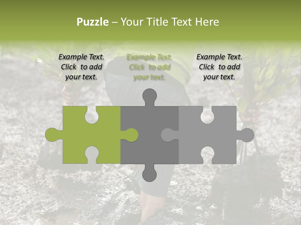 Conservation Holding Mud PowerPoint Template