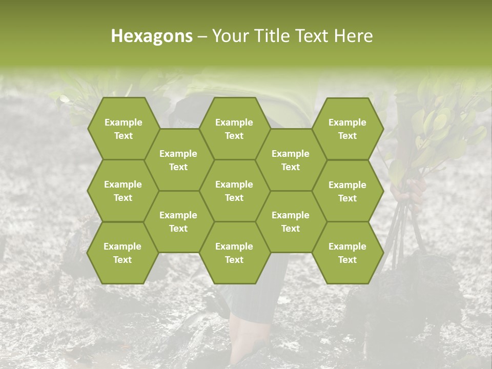 Conservation Holding Mud PowerPoint Template