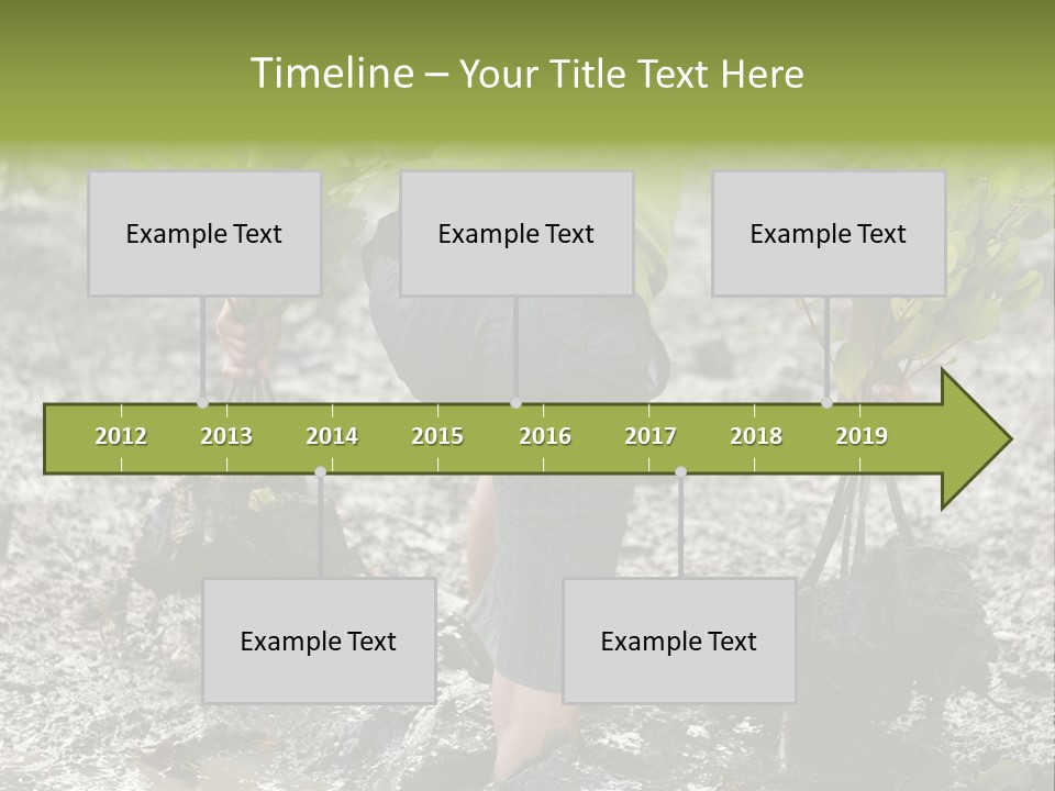 Conservation Holding Mud PowerPoint Template