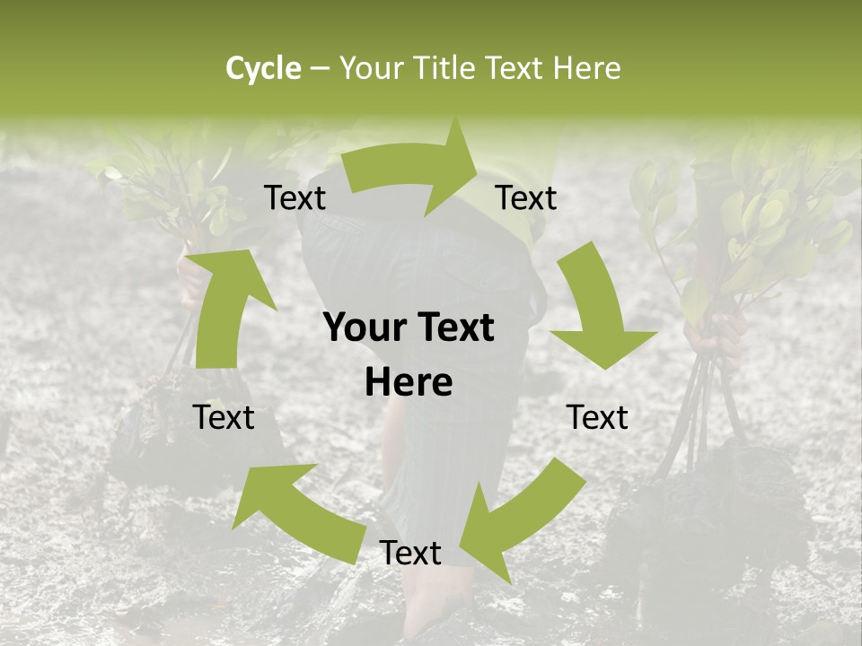 Conservation Holding Mud PowerPoint Template