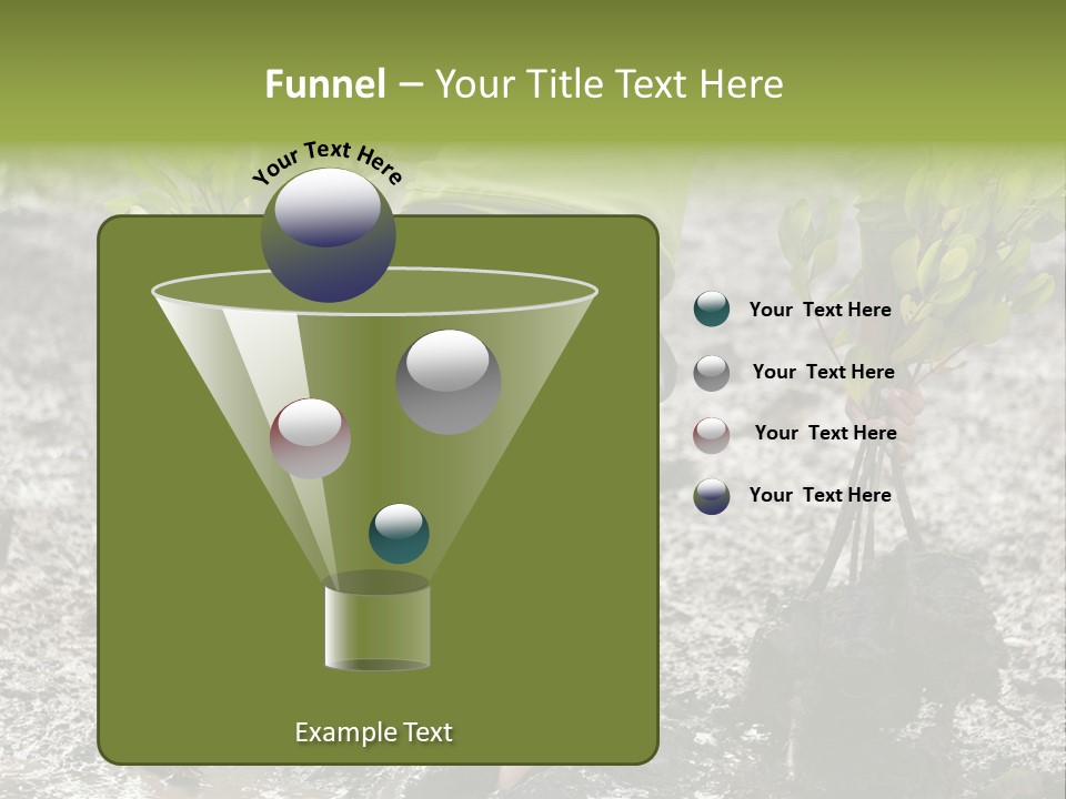 Conservation Holding Mud PowerPoint Template