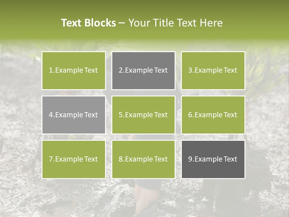 Conservation Holding Mud PowerPoint Template