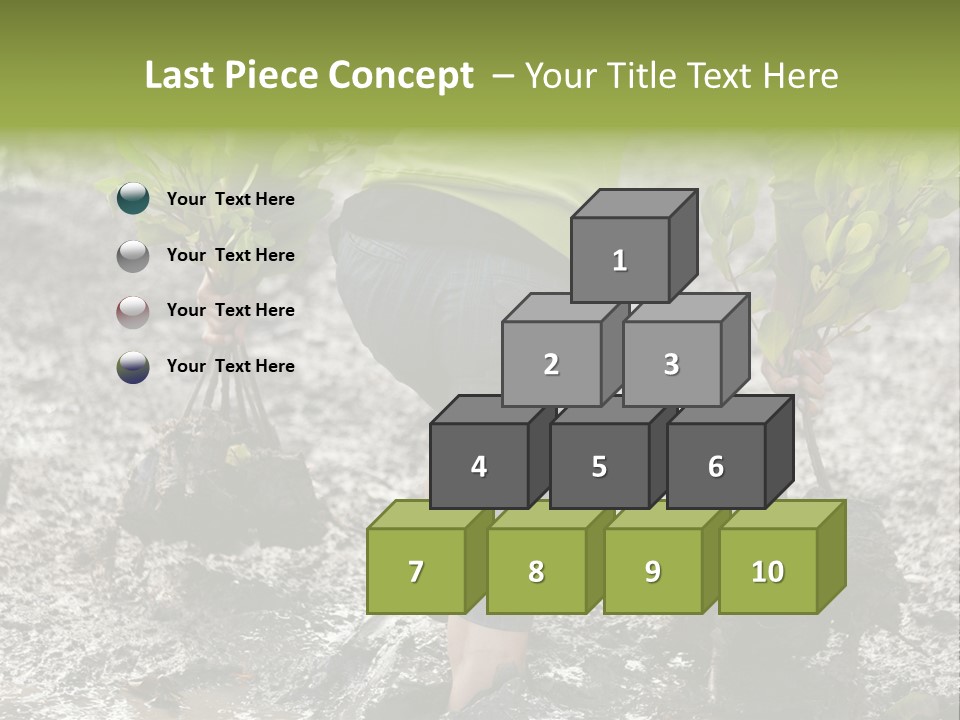 Conservation Holding Mud PowerPoint Template