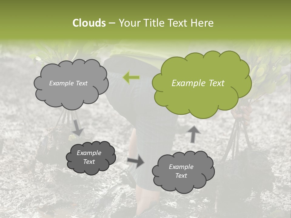 Conservation Holding Mud PowerPoint Template