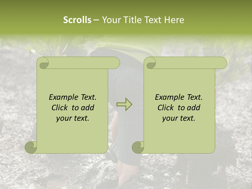 Conservation Holding Mud PowerPoint Template