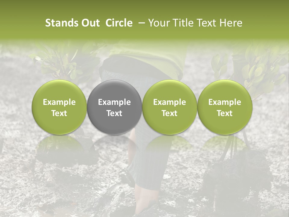 Conservation Holding Mud PowerPoint Template