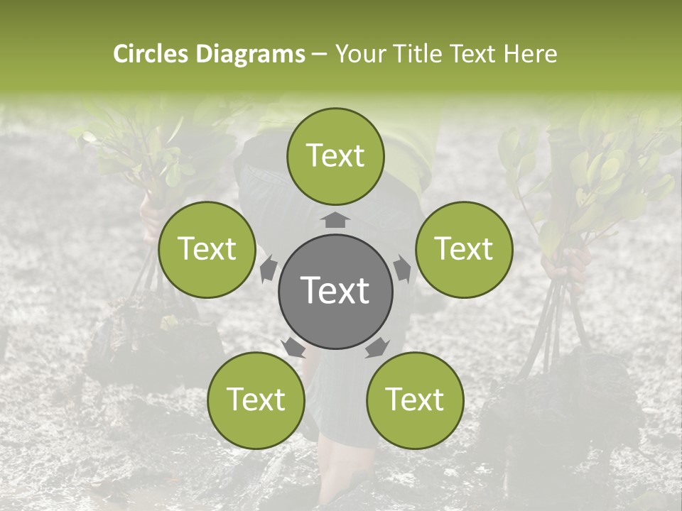 Conservation Holding Mud PowerPoint Template