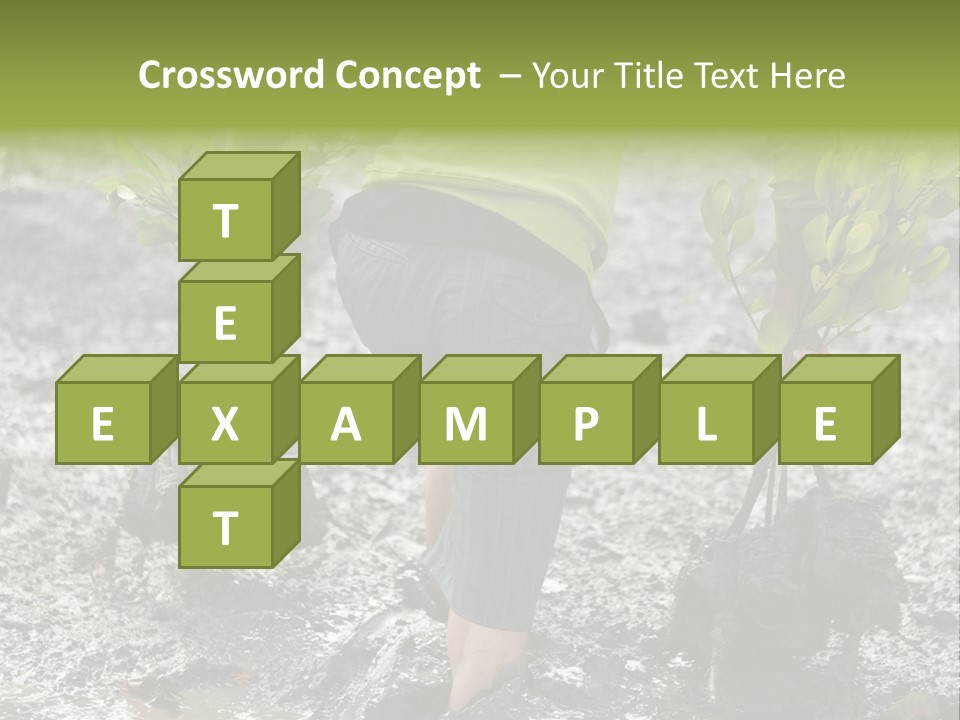 Conservation Holding Mud PowerPoint Template