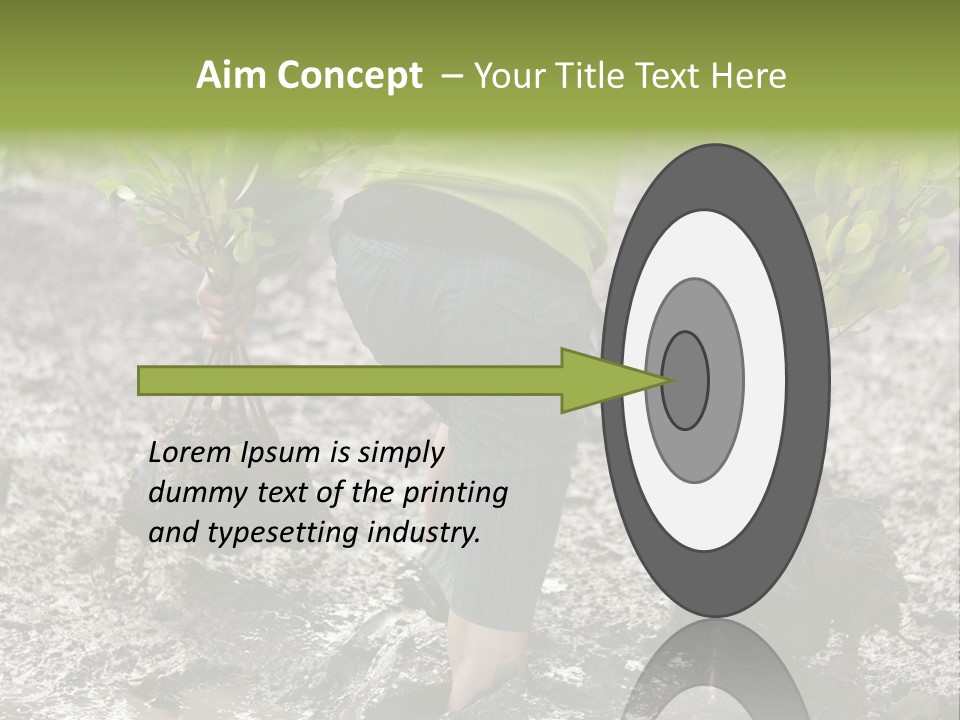Conservation Holding Mud PowerPoint Template