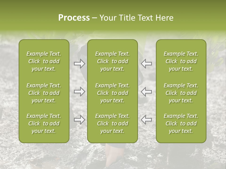 Conservation Holding Mud PowerPoint Template