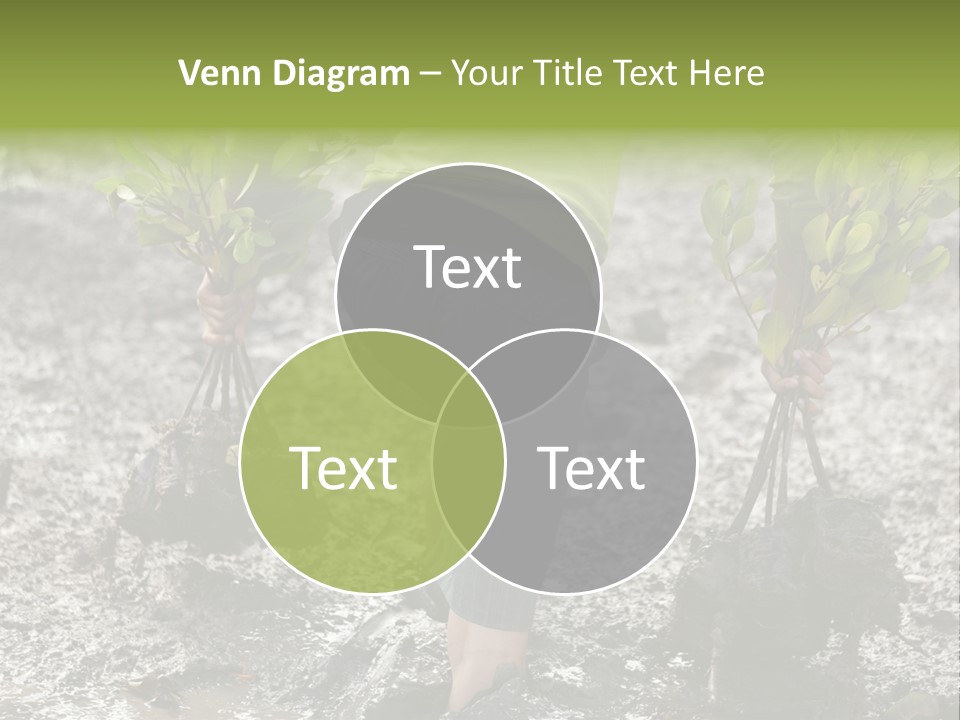 Conservation Holding Mud PowerPoint Template