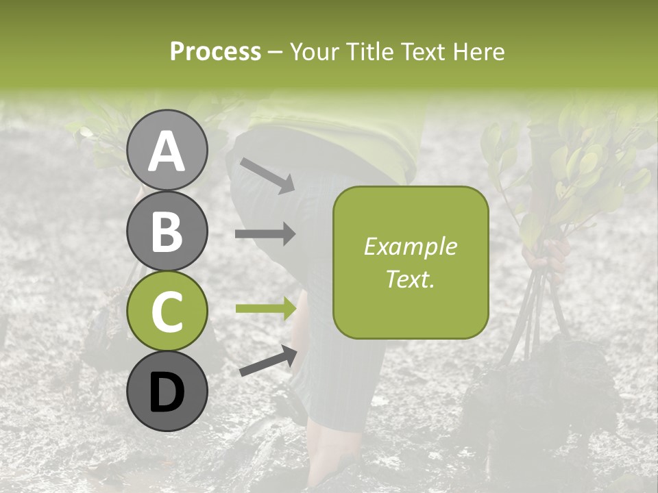 Conservation Holding Mud PowerPoint Template