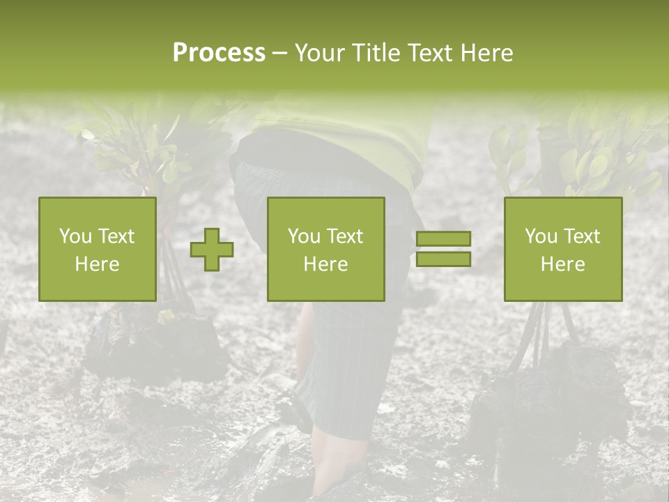 Conservation Holding Mud PowerPoint Template