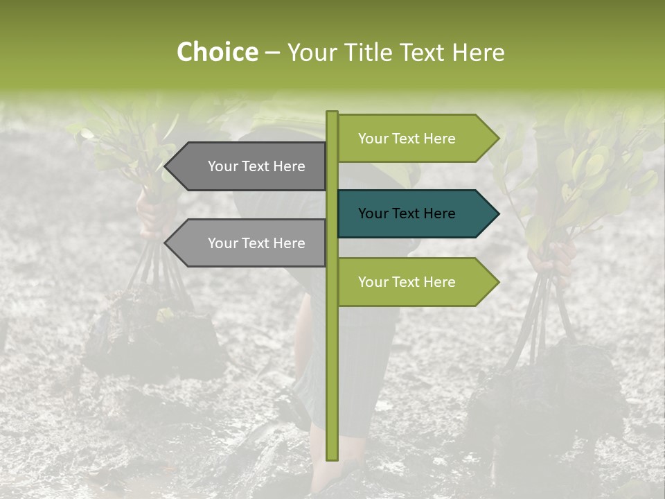Conservation Holding Mud PowerPoint Template