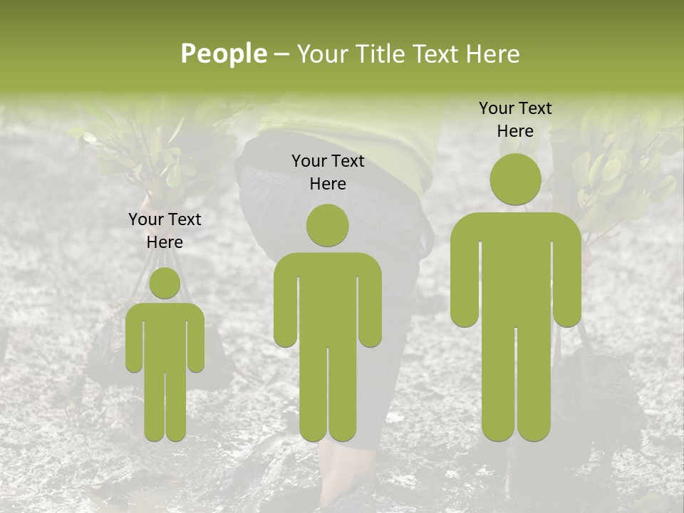 Conservation Holding Mud PowerPoint Template