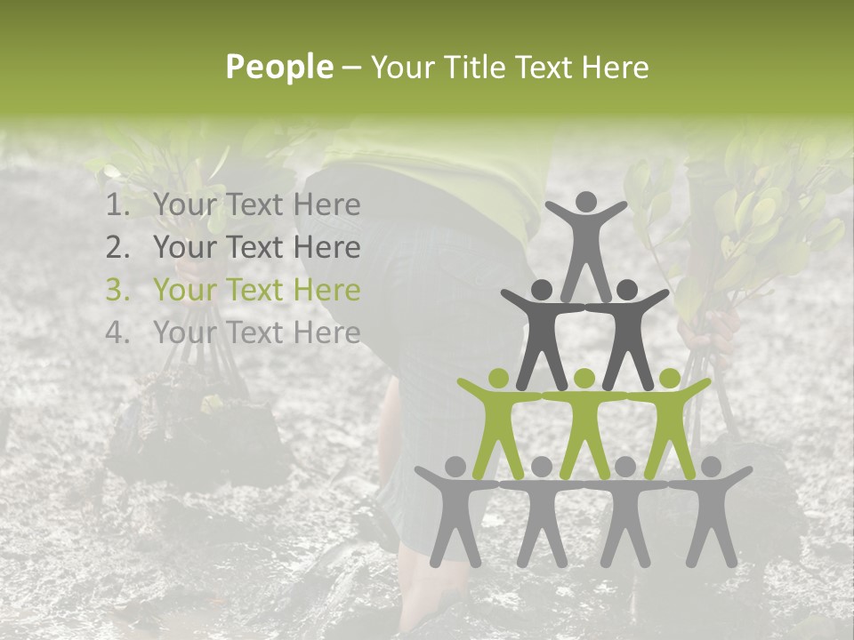 Conservation Holding Mud PowerPoint Template
