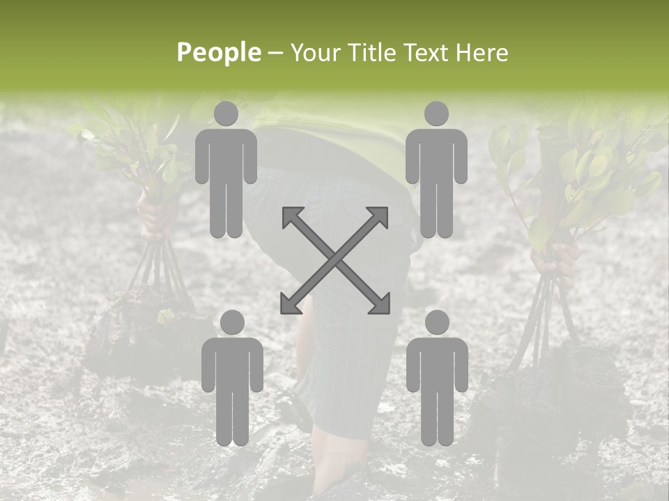 Conservation Holding Mud PowerPoint Template