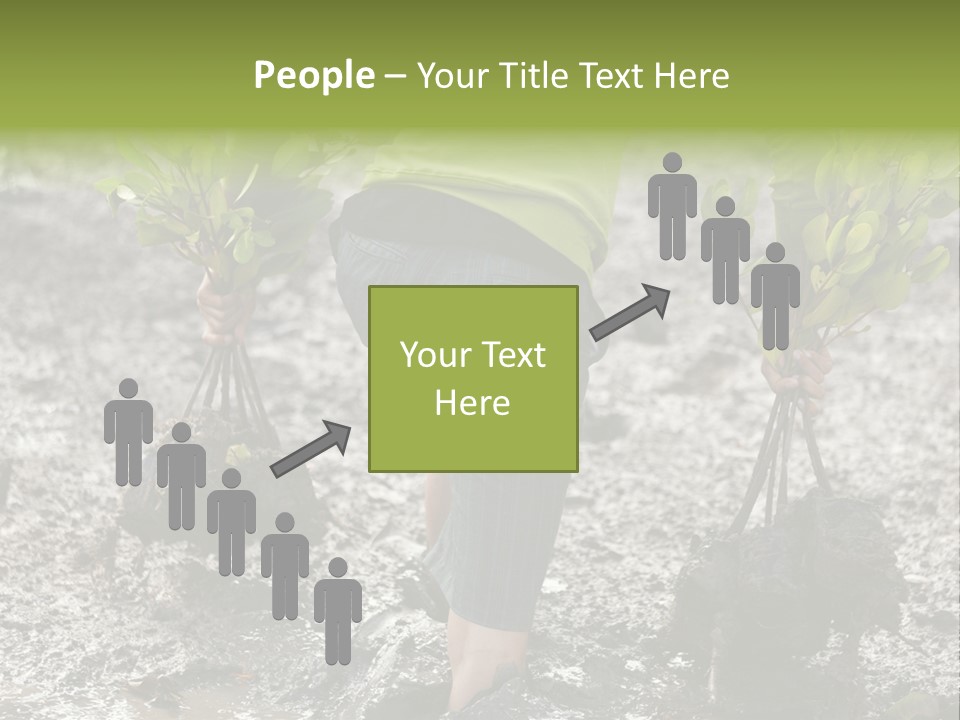 Conservation Holding Mud PowerPoint Template