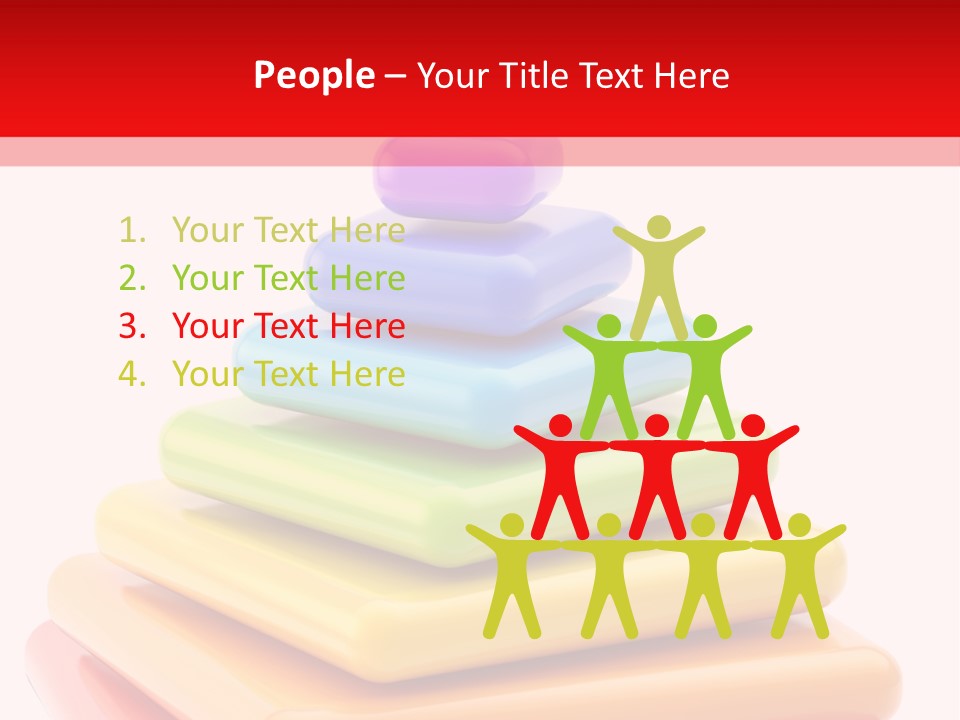 Pyramid Sociology Green PowerPoint Template