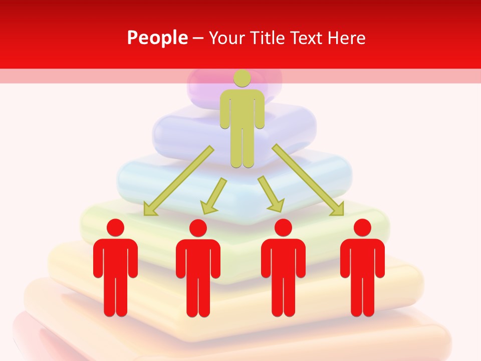 Pyramid Sociology Green PowerPoint Template