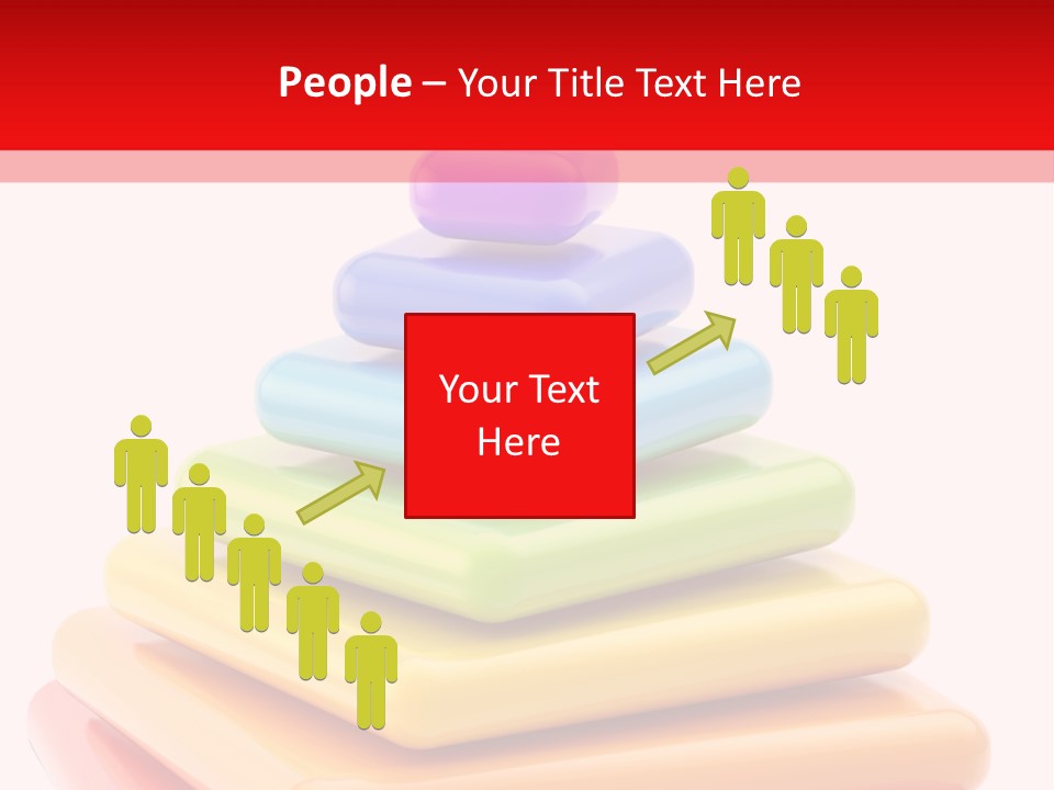 Pyramid Sociology Green PowerPoint Template