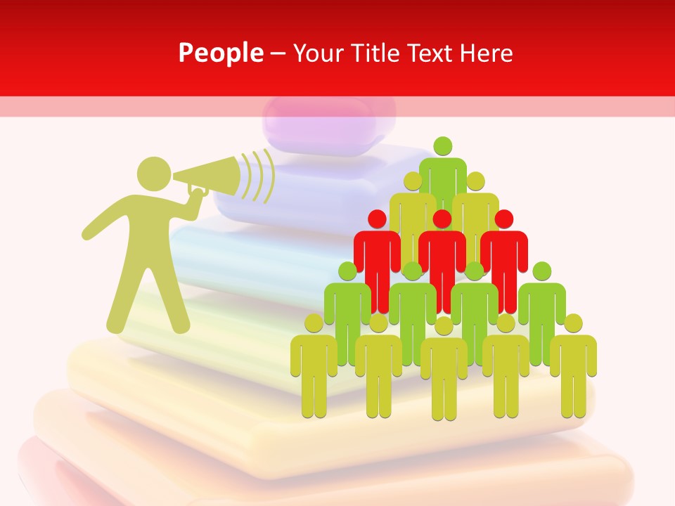 Pyramid Sociology Green PowerPoint Template