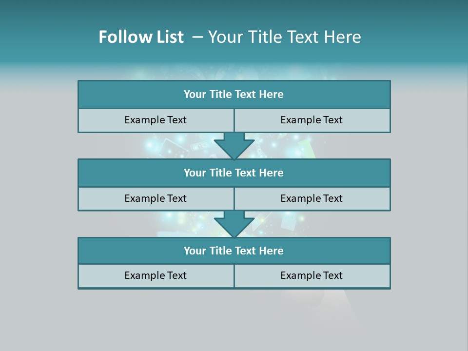 A Person Holding A Cell Phone With A Lot Of Lights Coming Out Of It PowerPoint Template