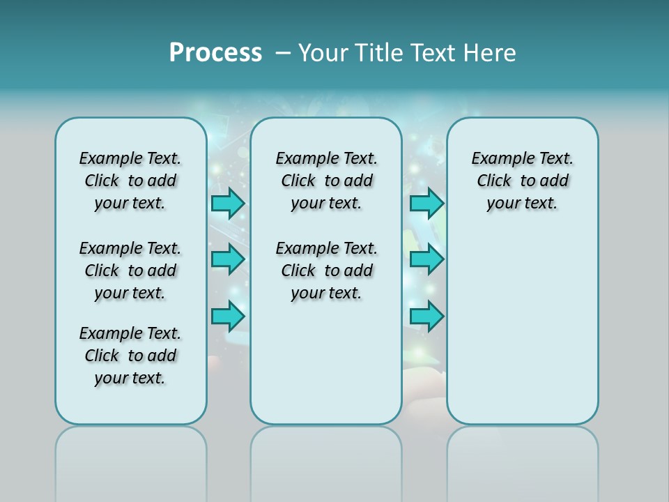 A Person Holding A Cell Phone With A Lot Of Lights Coming Out Of It PowerPoint Template