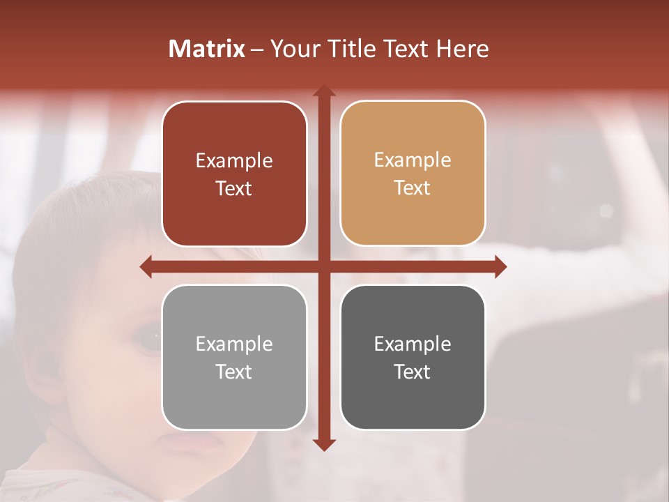Infant Watching Tired PowerPoint Template