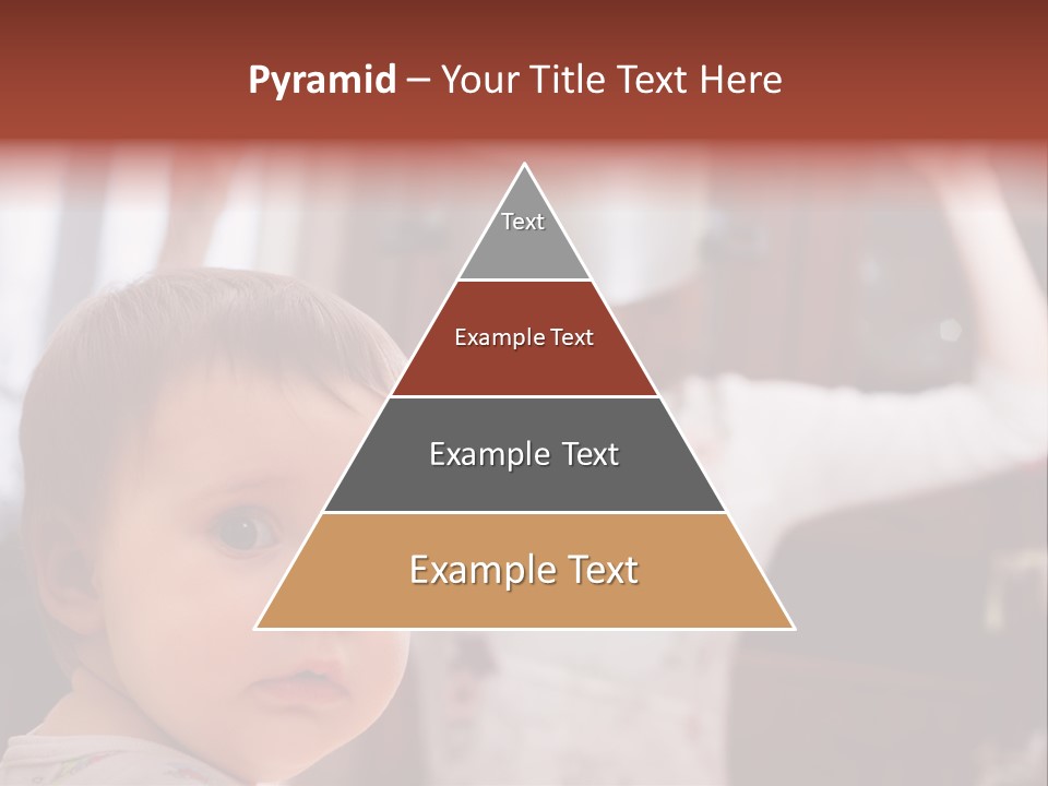 Infant Watching Tired PowerPoint Template