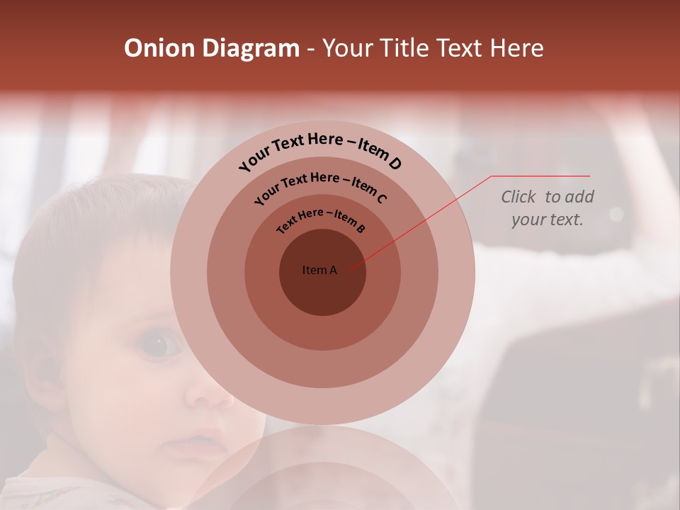 Infant Watching Tired PowerPoint Template