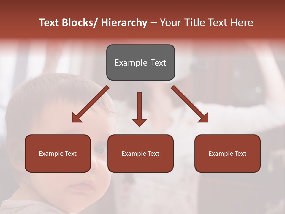 Infant Watching Tired PowerPoint Template