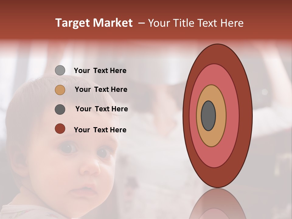 Infant Watching Tired PowerPoint Template