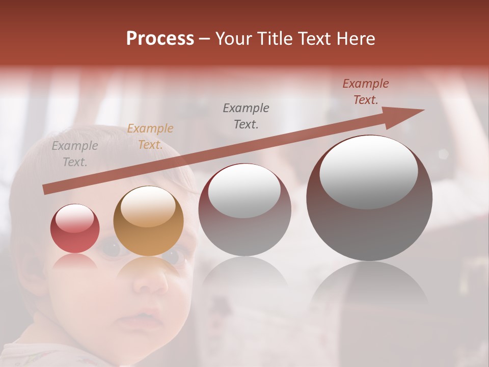 Infant Watching Tired PowerPoint Template