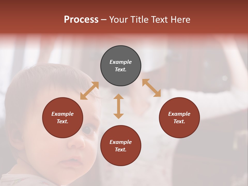Infant Watching Tired PowerPoint Template