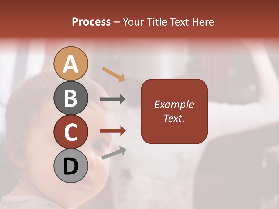 Infant Watching Tired PowerPoint Template