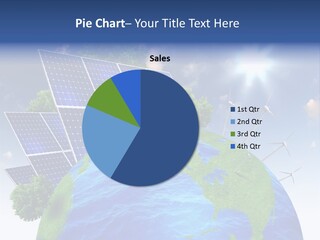 Sun Blue Sunlight PowerPoint Template