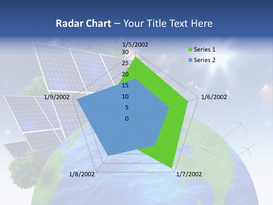 Sun Blue Sunlight PowerPoint Template