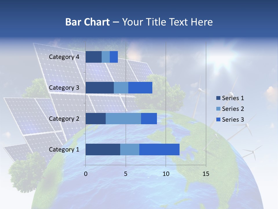 Sun Blue Sunlight PowerPoint Template