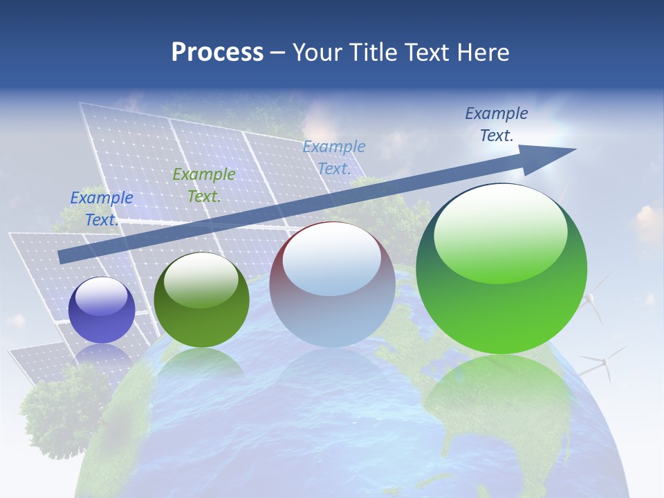 Sun Blue Sunlight PowerPoint Template