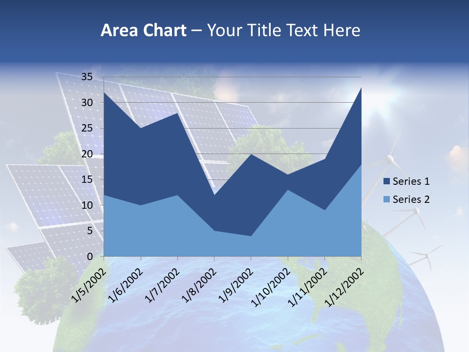 Sun Blue Sunlight PowerPoint Template