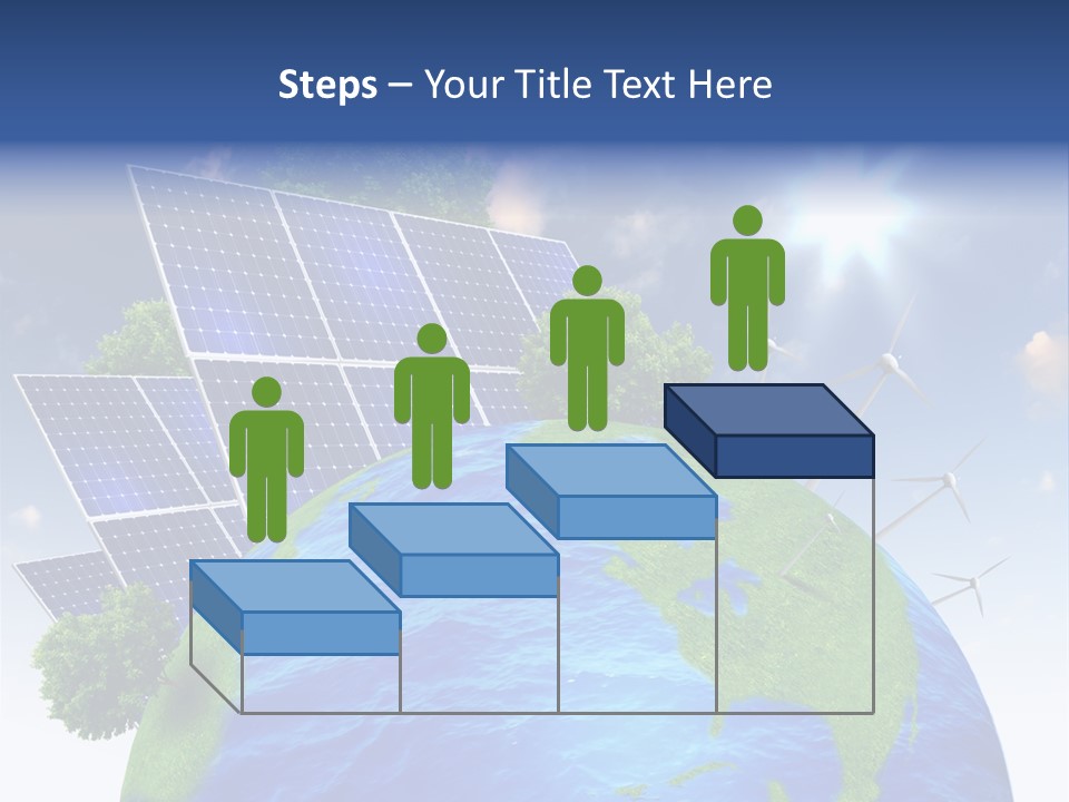 Sun Blue Sunlight PowerPoint Template