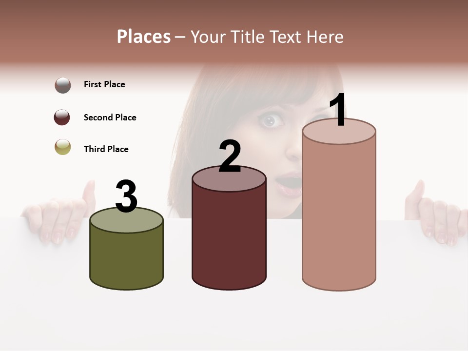 Empty Advertising White PowerPoint Template