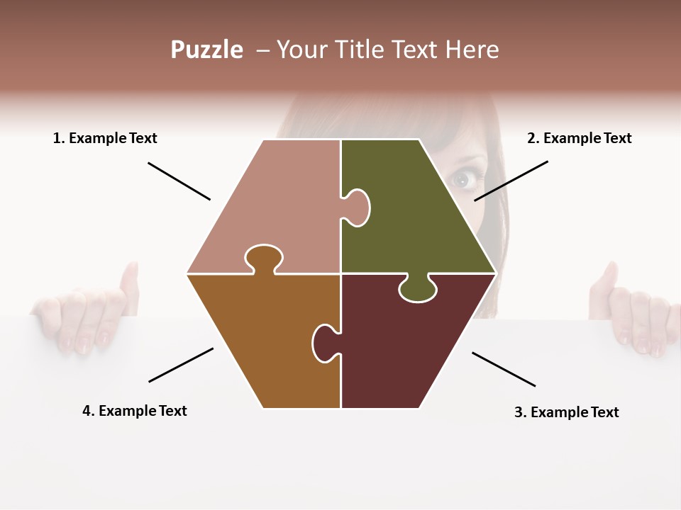 Empty Advertising White PowerPoint Template