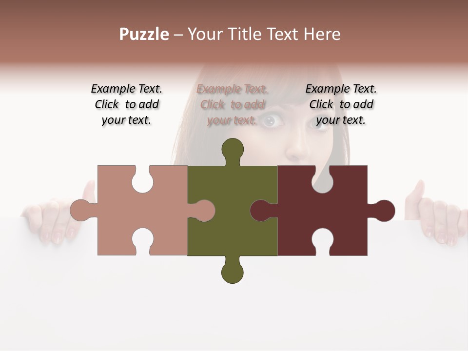 Empty Advertising White PowerPoint Template