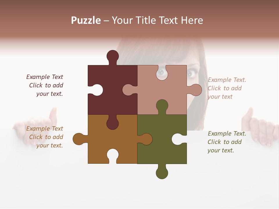 Empty Advertising White PowerPoint Template