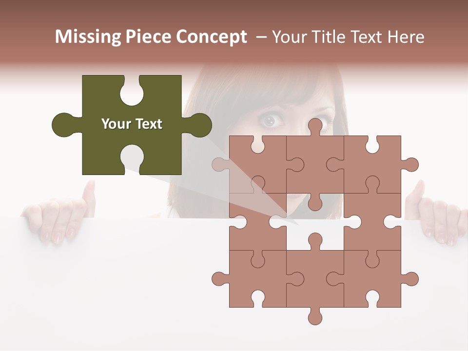 Empty Advertising White PowerPoint Template